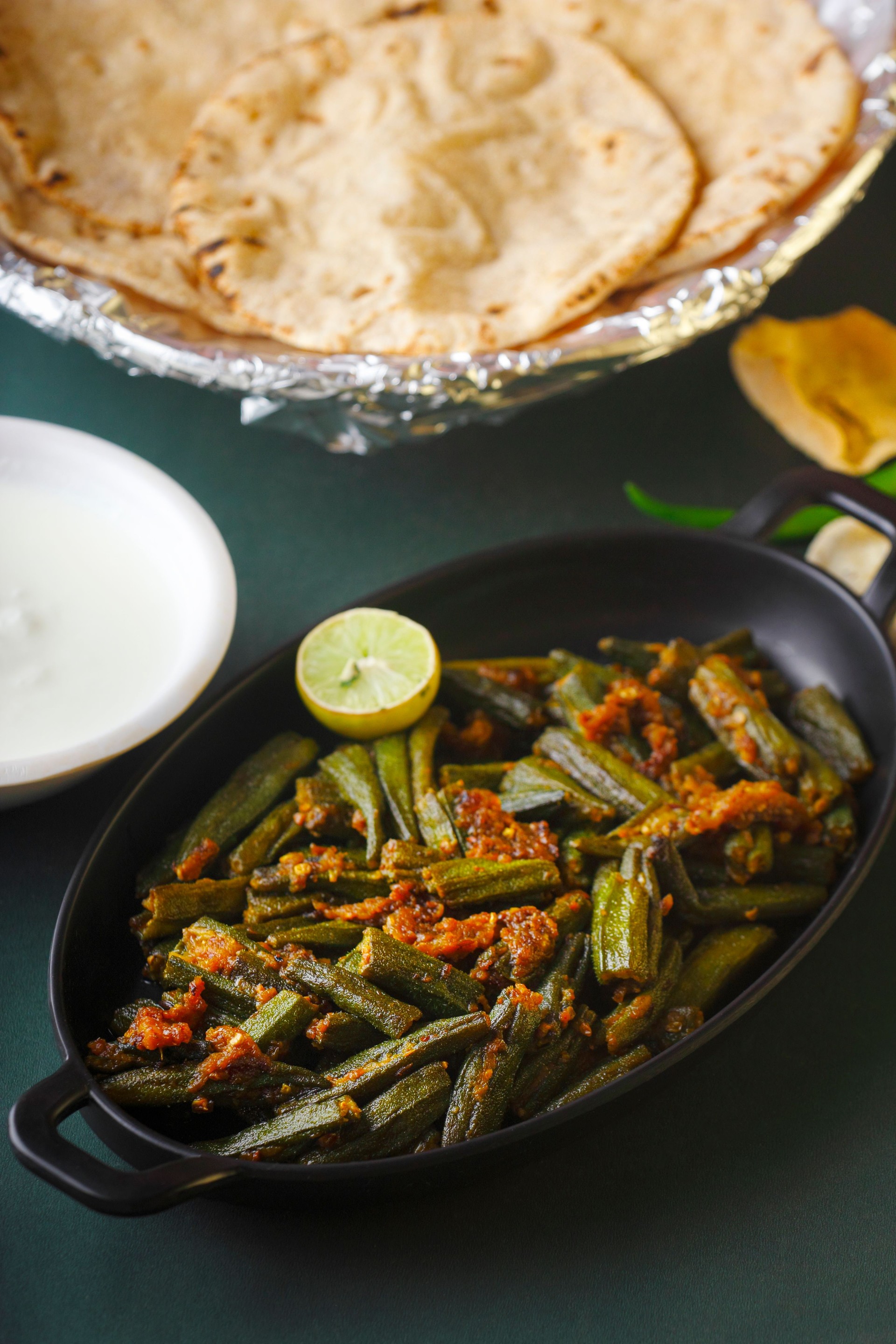 Bharwa Masala Bhindi or Stuffed Okra